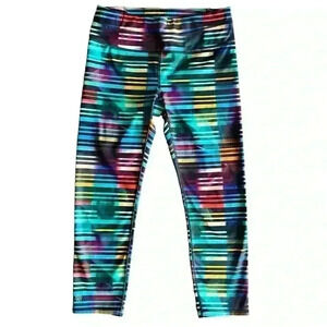 Athleta Laser Beam Sonar Capri Leggings